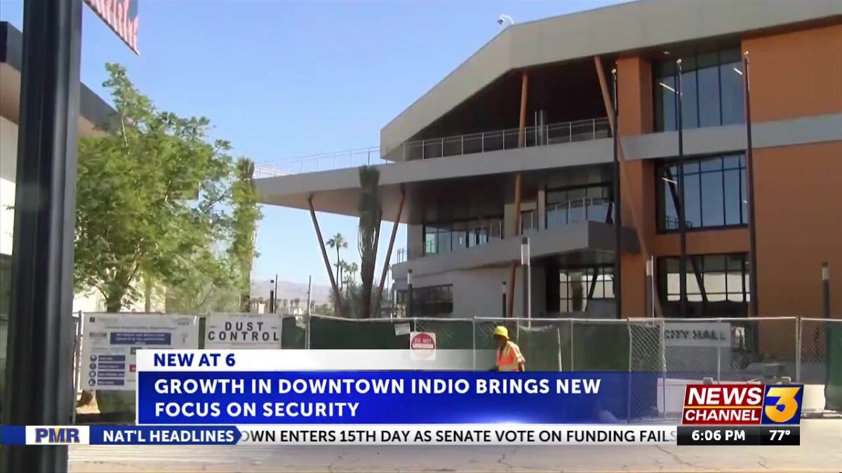 Growth in downtown Indio brings new focus on security