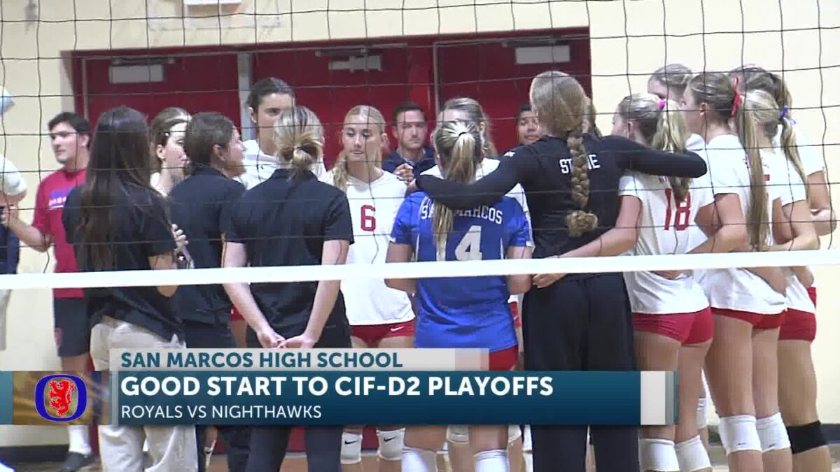 CIF-SS girls volleyball first round playoff wrap up: San Marcos and Bishop Diego advance