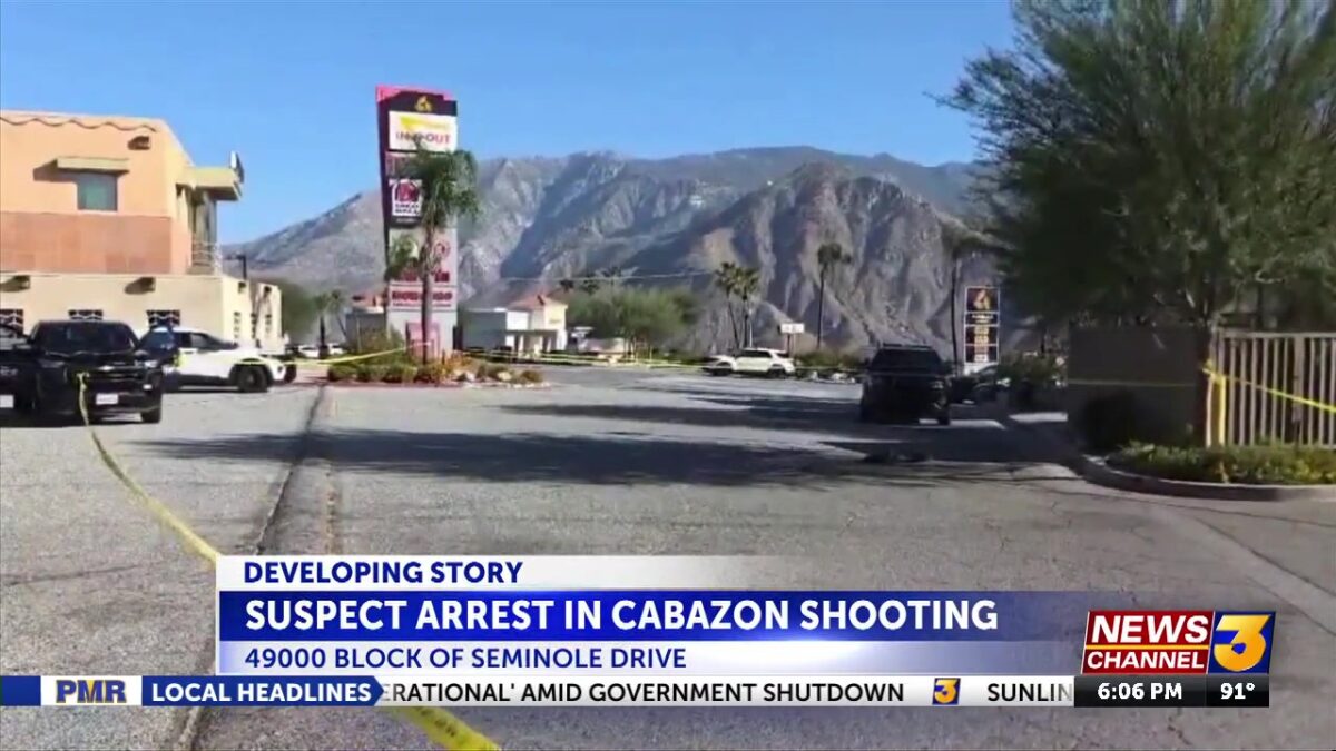 Person in critical condition after Cabazon shooting