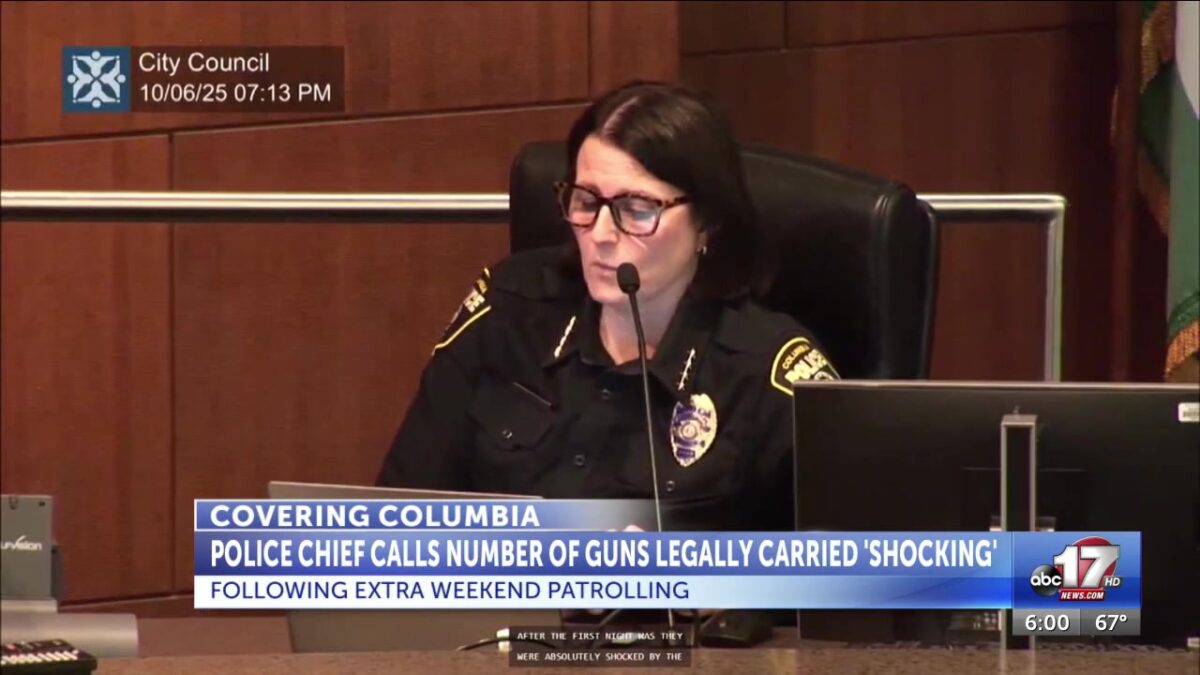 Columbia police chief calls number of legal guns being carried downtown ‘shocking’