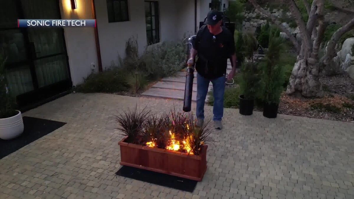 A New Look to Fire Prevention: How A Local Man is  Knocking Out Flames with Sound