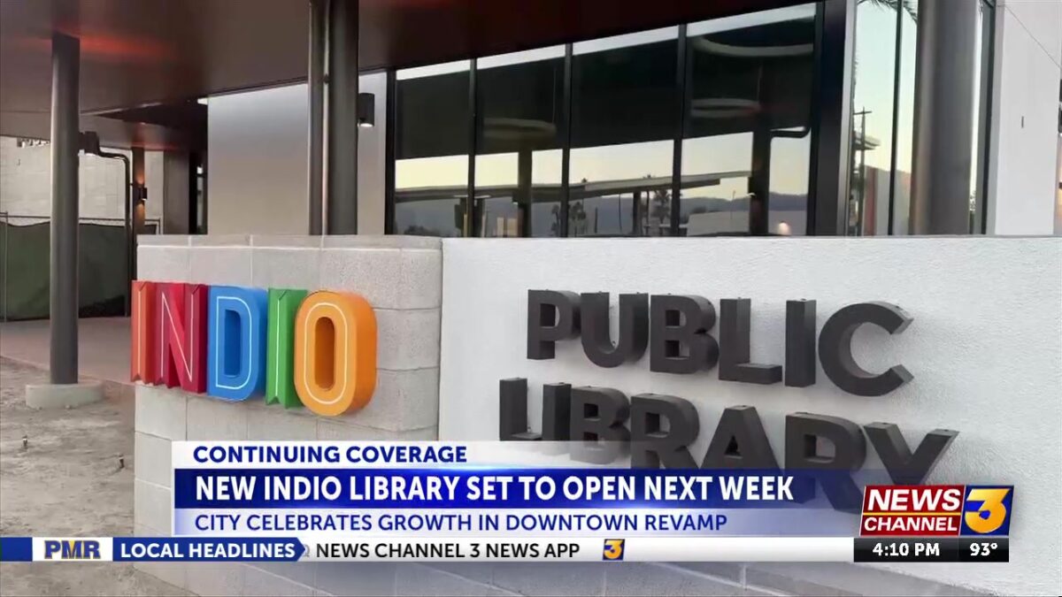 New Indio Public Library to open next week
