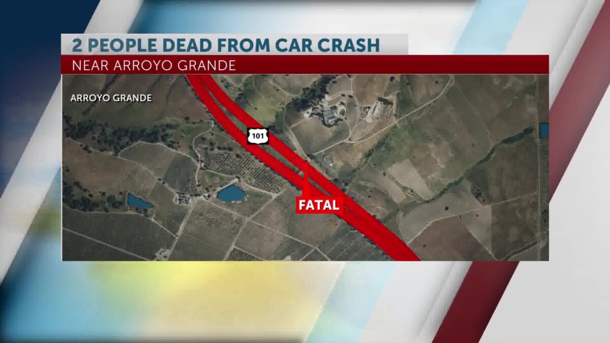 Two people dead after car crash near Arroyo Grande
