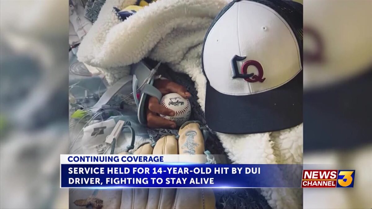 Community gathers to support 14-year-old hit by DUI driver in critical condition