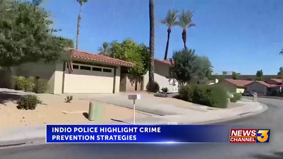 Indio police highlight crime prevention strategies