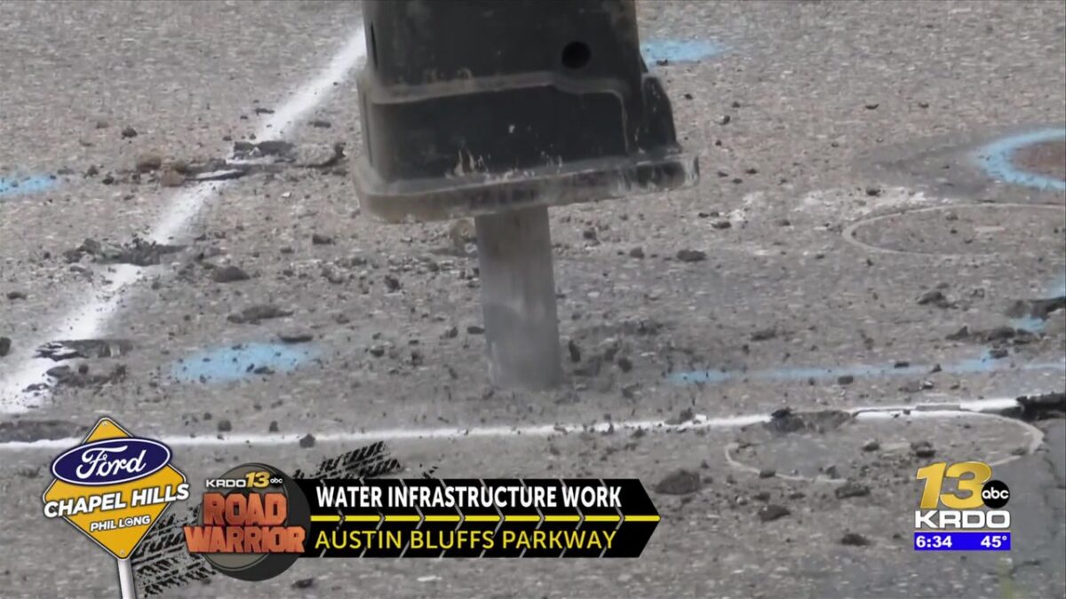 Utility project on eastbound Austin Bluffs Parkway in Colorado Springs to slow traffic this week