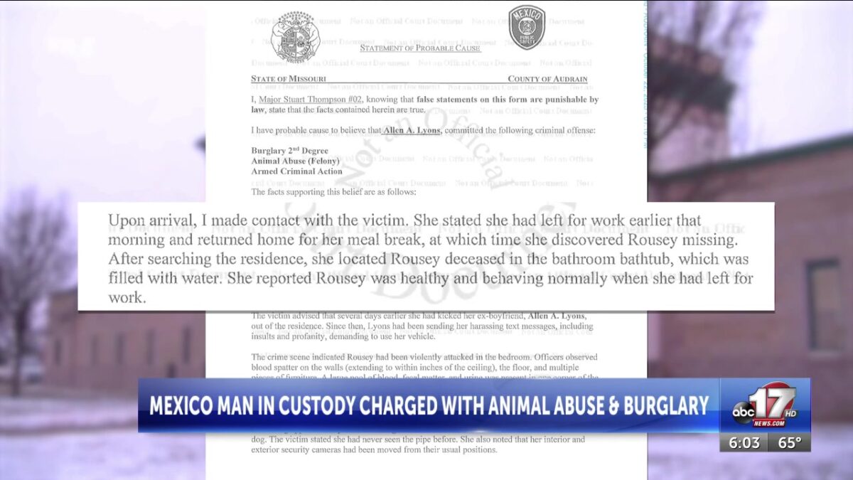 Audrain County man accused of killing ex-girlfriend’s dog after breaking into home