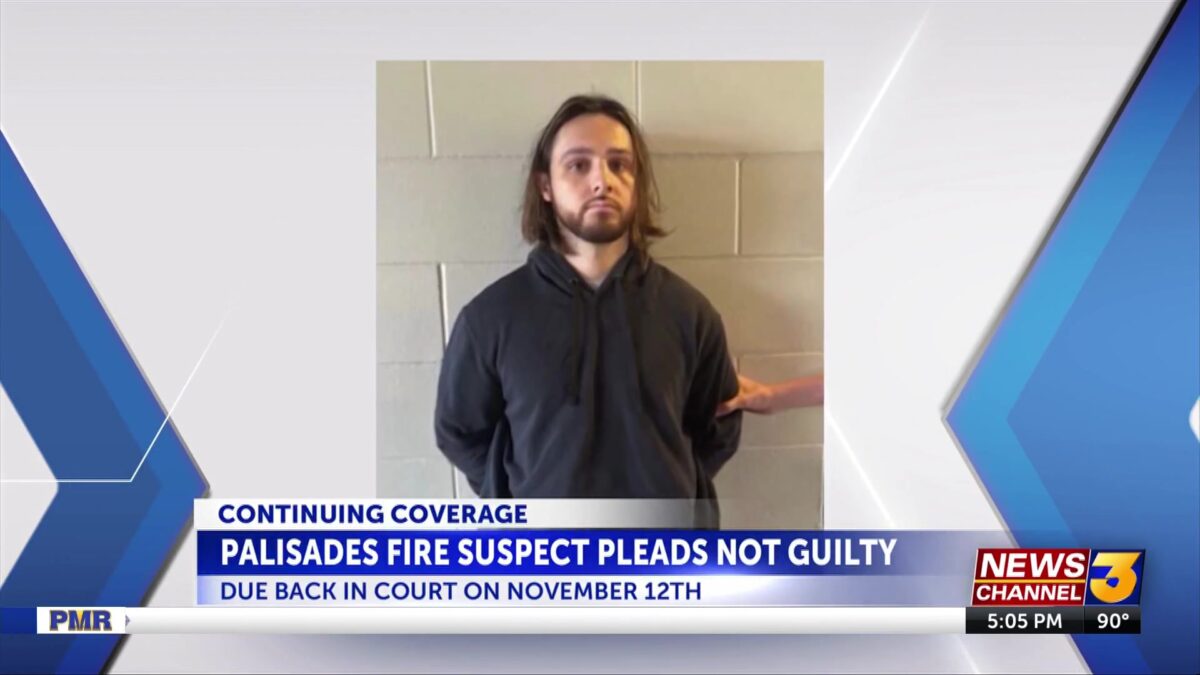 Palisades Fire suspect pleads not guilty to federal charges in Downtown LA