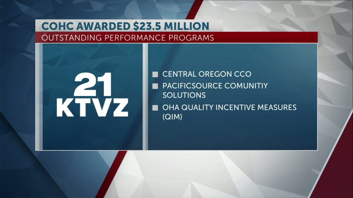 Central Oregon health care partners earn $23.5 million in bonus Medicaid funding for exceptional care