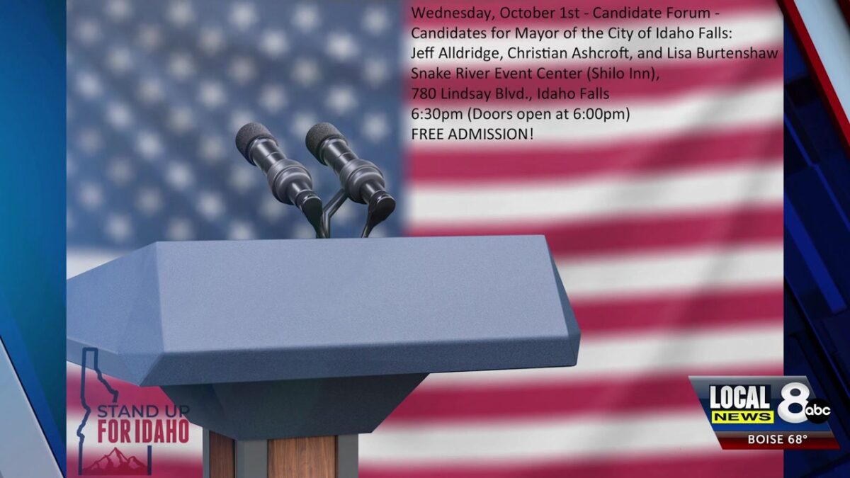 Idaho Falls Mayoral Candidate Forum kicks off tonight at Snake River Event Center