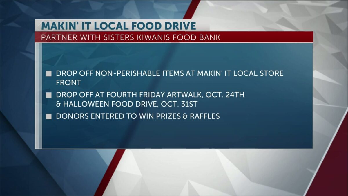 Makin’ it Local hosts month of food donation drives