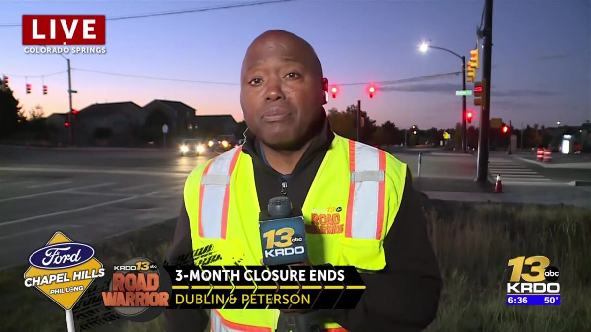 Segment of Dublin Boulevard in Colorado Springs reopens after three-month closure