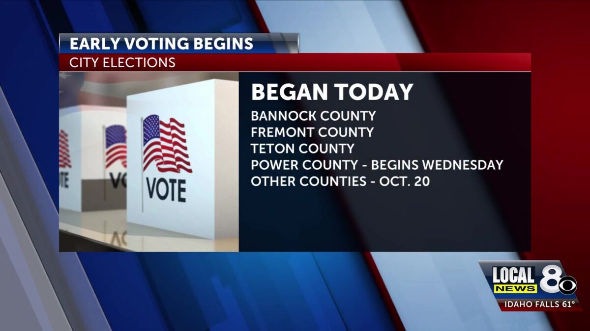 Early voting begins today for November Local Elections