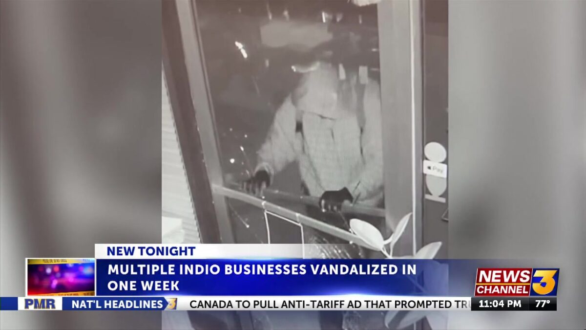 Multiple Indio businesses vandalized in one week