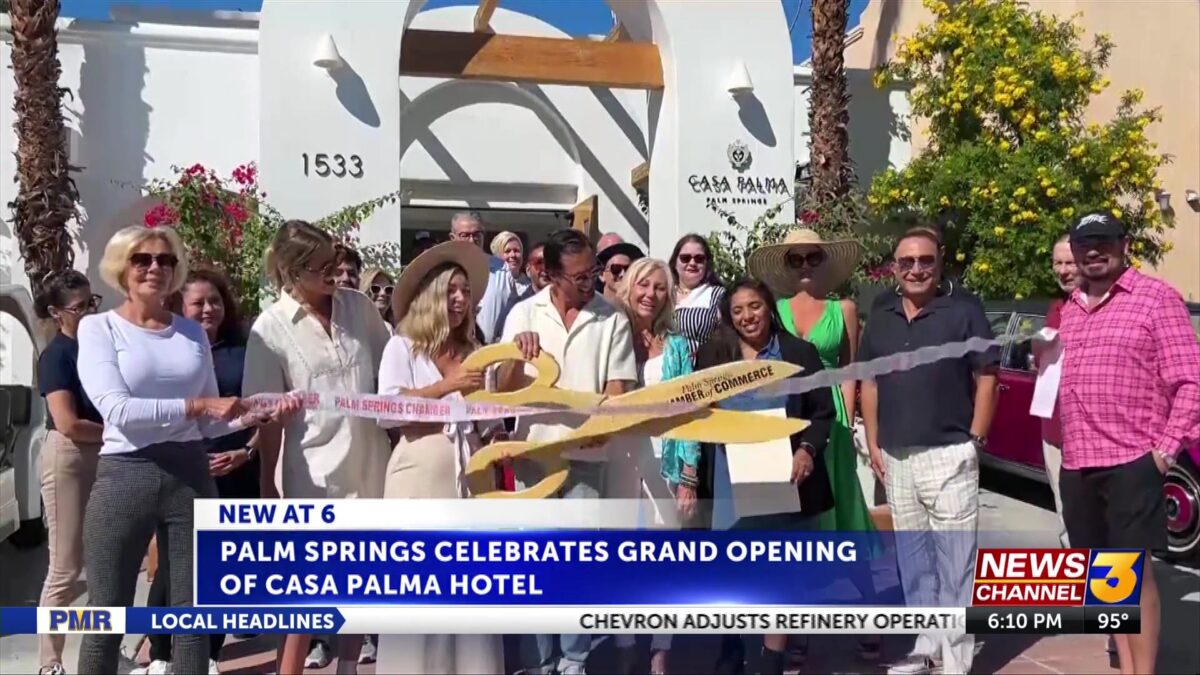Palm Springs celebrates opening of Casa Palma Hotel and Bungalows