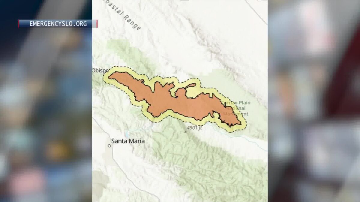 Warnings issued for SLO County and Santa Barbara County burn scars