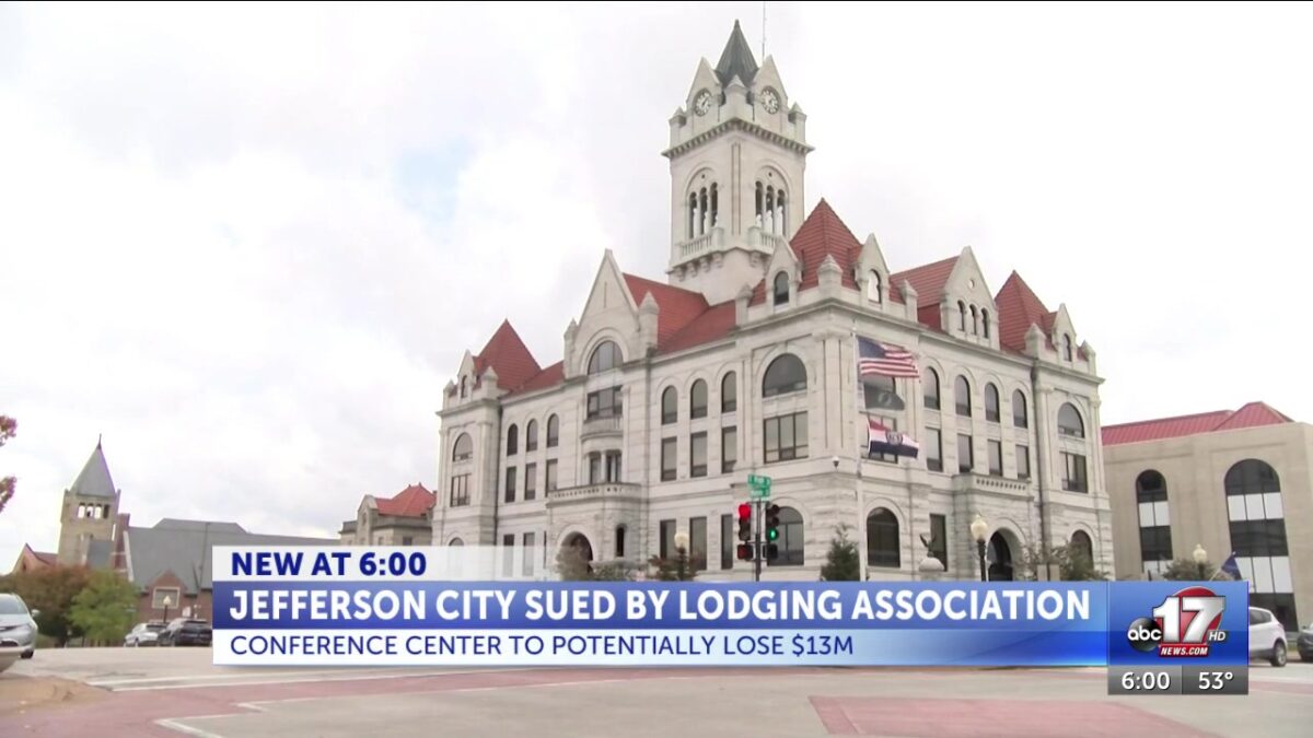 Jefferson City sued by lodging association for improper tax rates