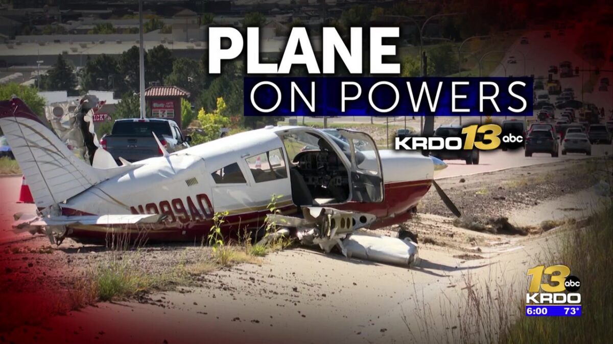 Plane makes emergency landing on Powers Boulevard; Pilot’s mayday call captured on audio