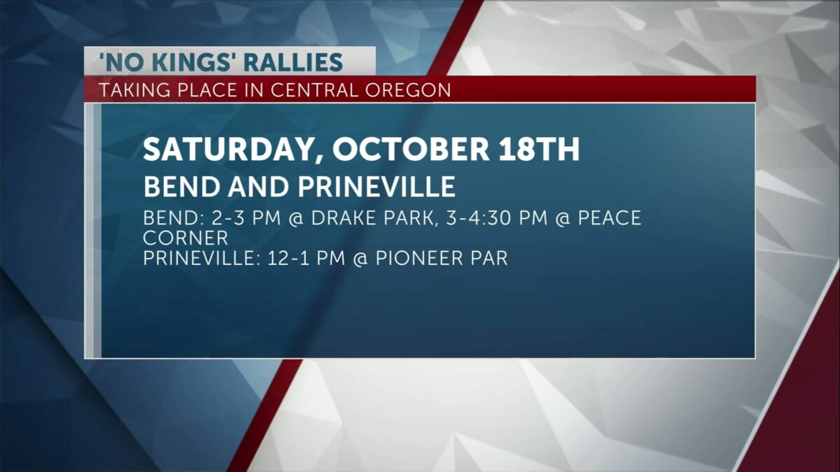 ‘No Kings’ rallies planned this Saturday in Central Oregon