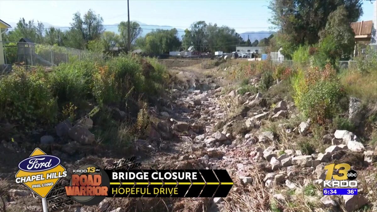 9-month bridge closure is latest phase of Park Vista drainage improvements project in Colorado Springs