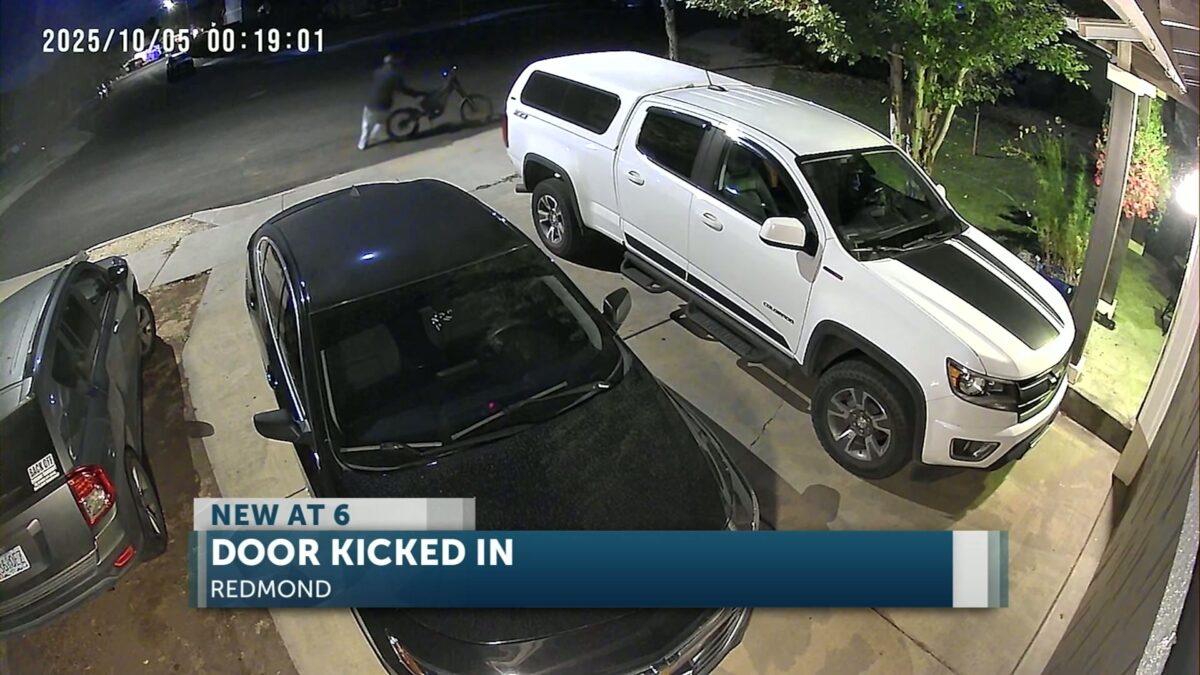 Police investigate door-kicking incident in Redmond