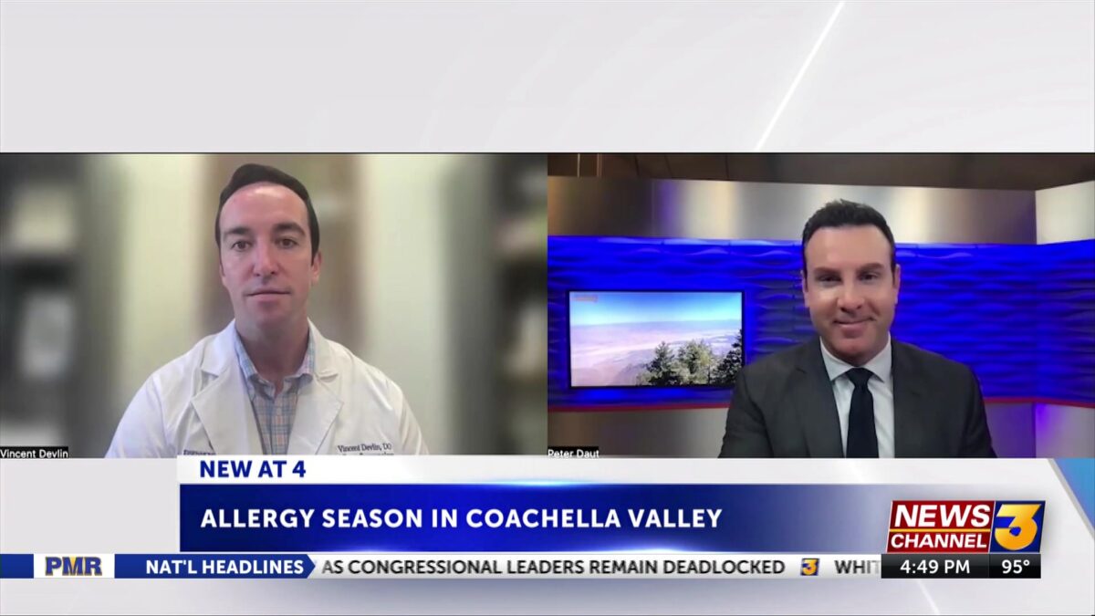 Allergy season in the Coachella Valley