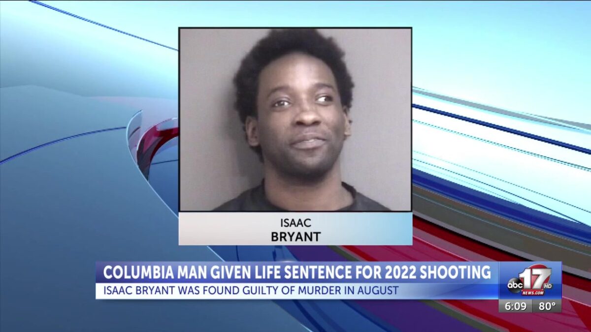 Columbia man sentenced to life in prison for deadly 2022 shooting