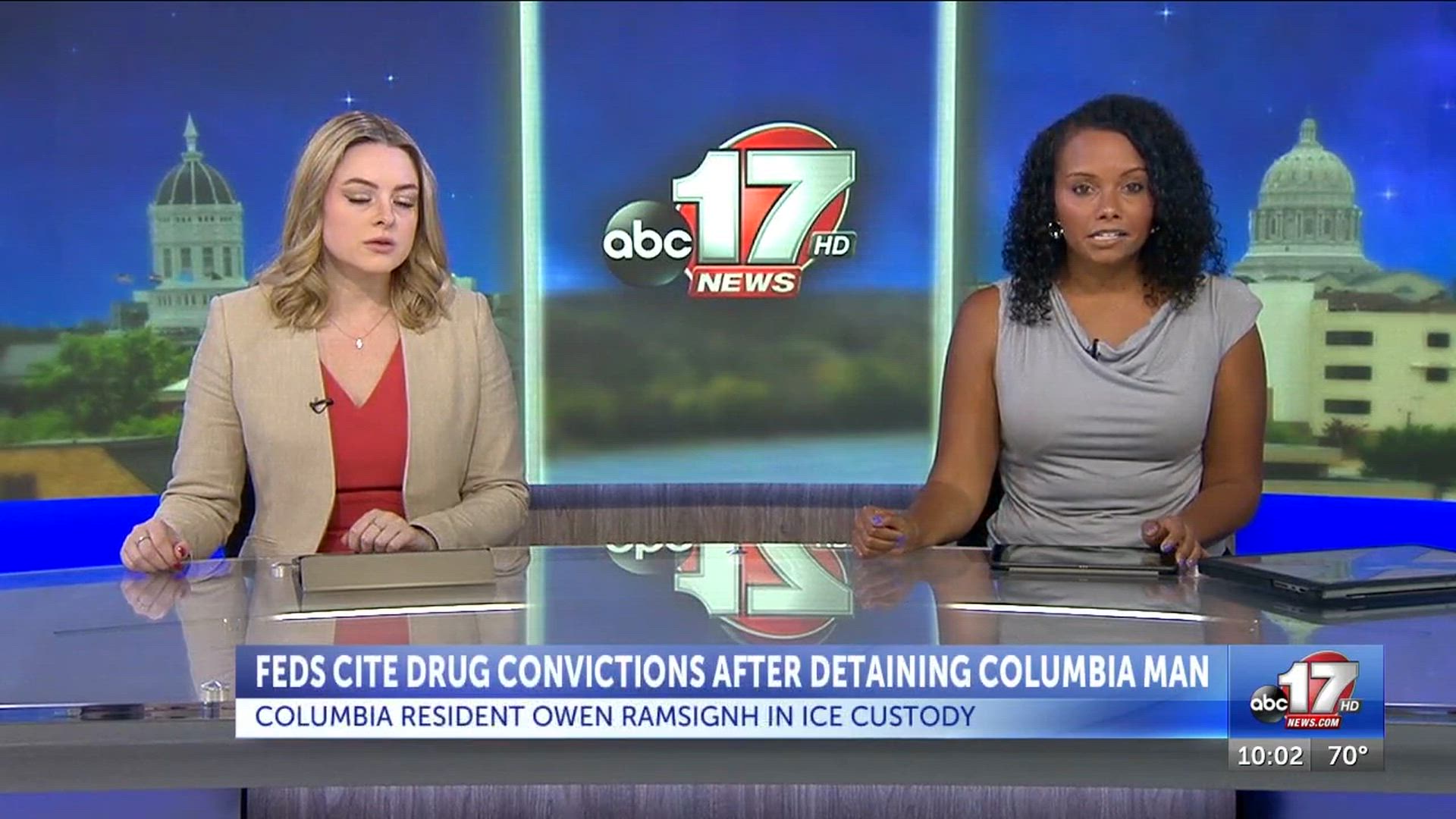 Feds cite drug convictions in detaining Columbia green card holder