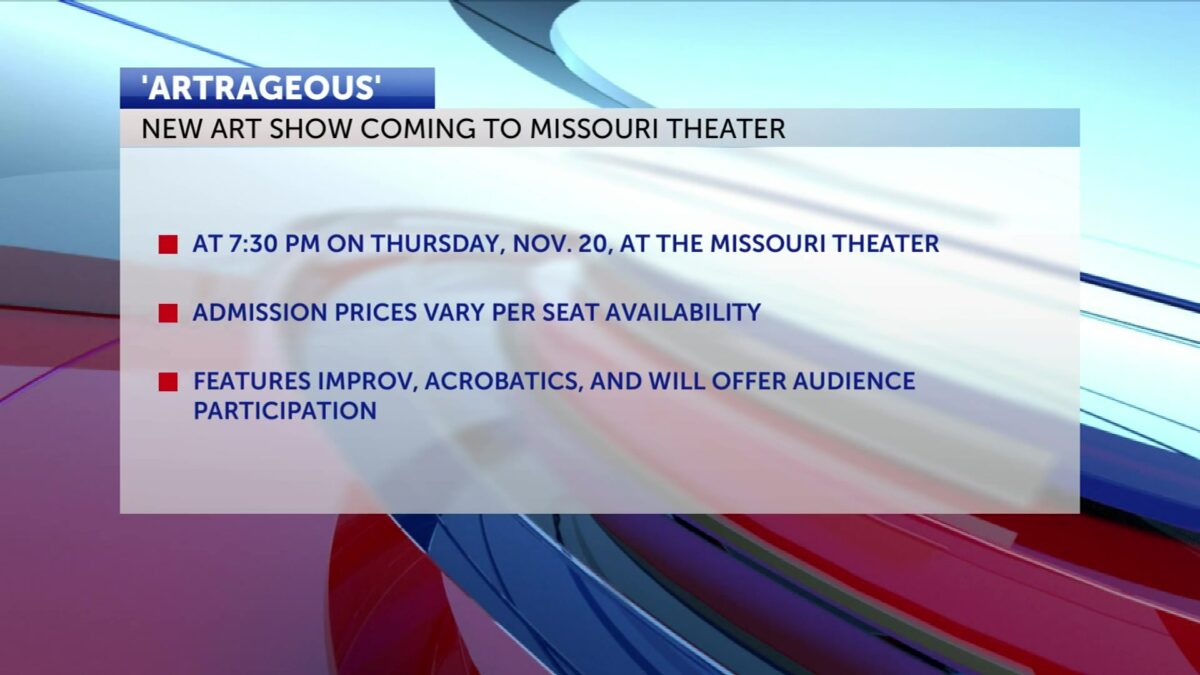 Artrageous show comes to Missouri Theater