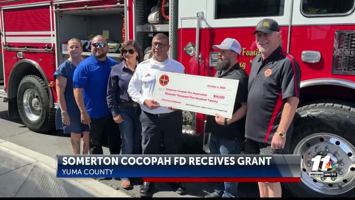 Somerton Cocopah FD receives grant from Firehouse Subs Public Safety Foundation