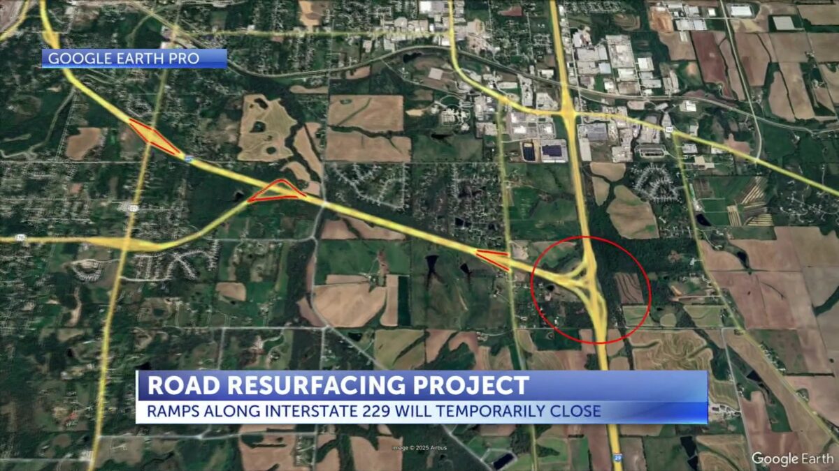 I-229 ramps to close temporarily for roadwork