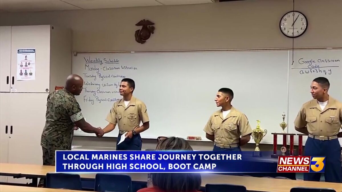 Three Desert Hot Springs High School graduates receive Marine enlistee grants