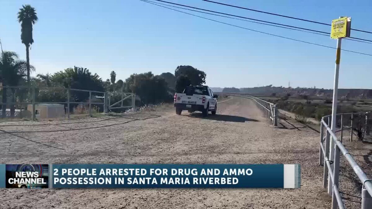 Two Residents Arrested For Narcotics In Santa Maria Riverbed
