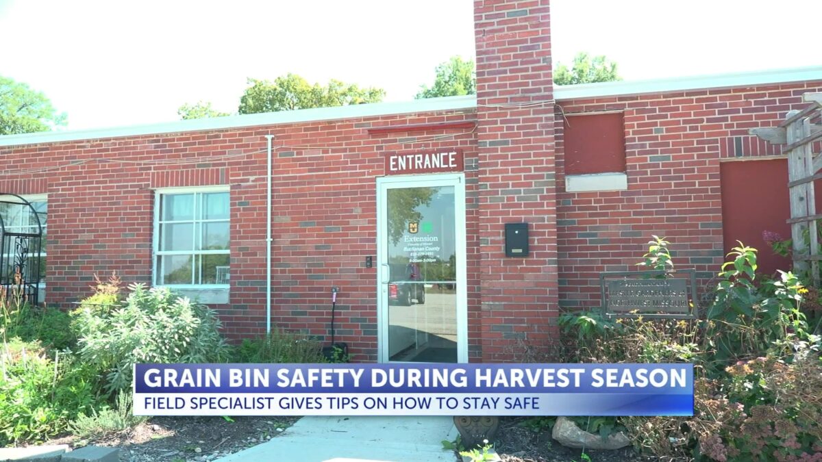 Field specialist gives tips about grain bin safety