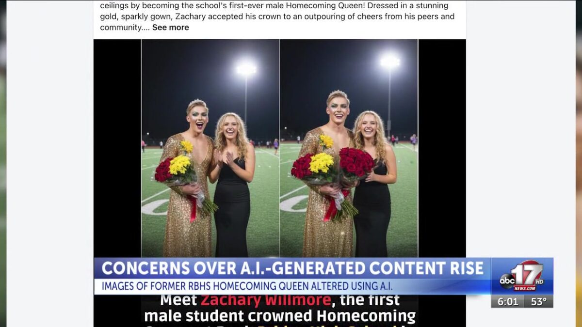 Concerns over AI-generated content rise after altered images of former Rock Bridge homecoming queen go viral