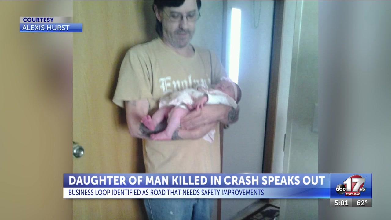 Daughter of man killed in Business Loop 70 crash wants safety improvements