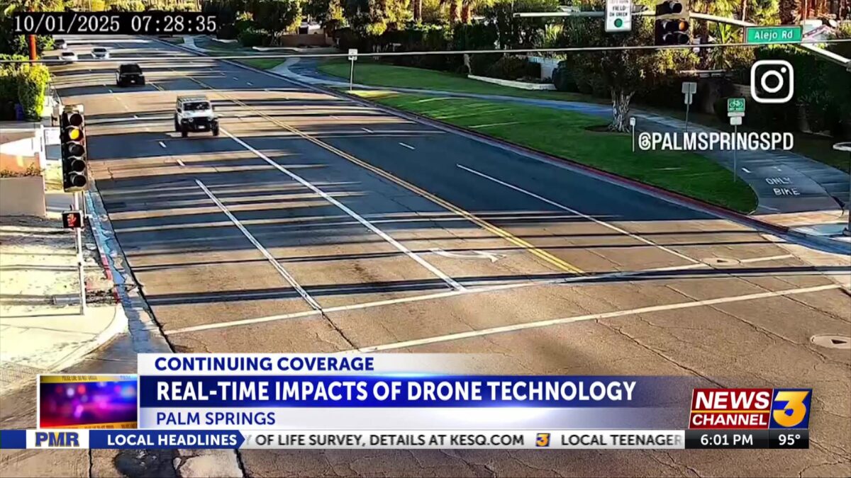 Palm Springs Police Department shares real-time impacts of camera