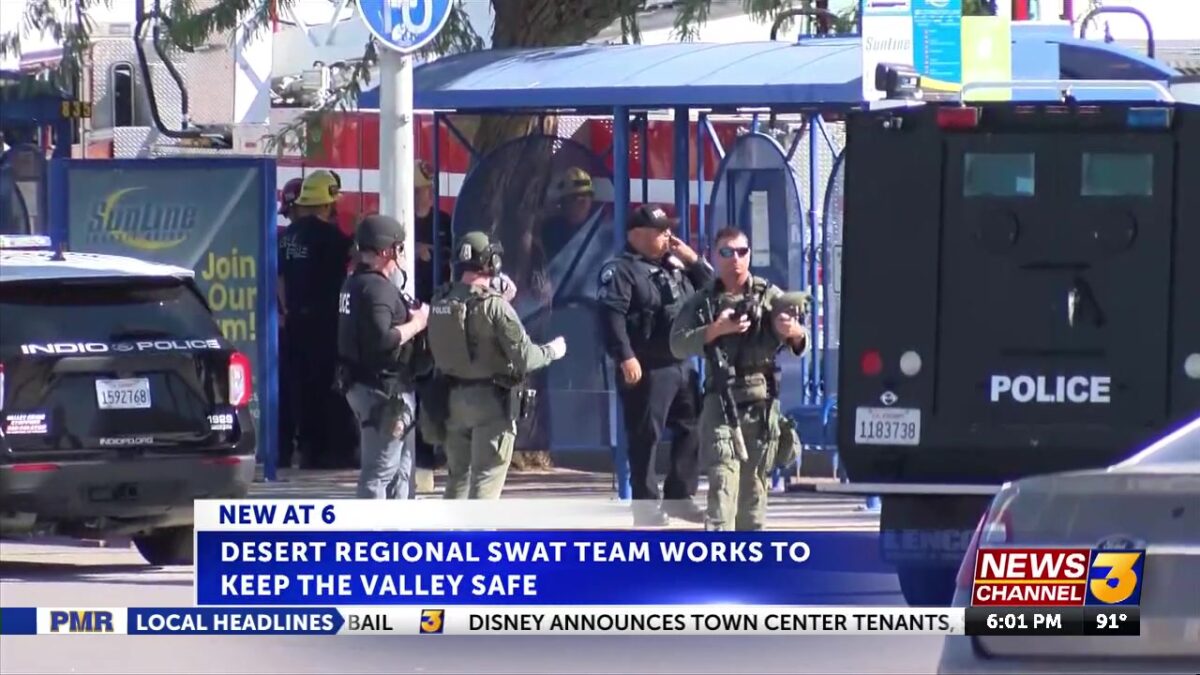Desert Regional S.W.A.T. brings departments together