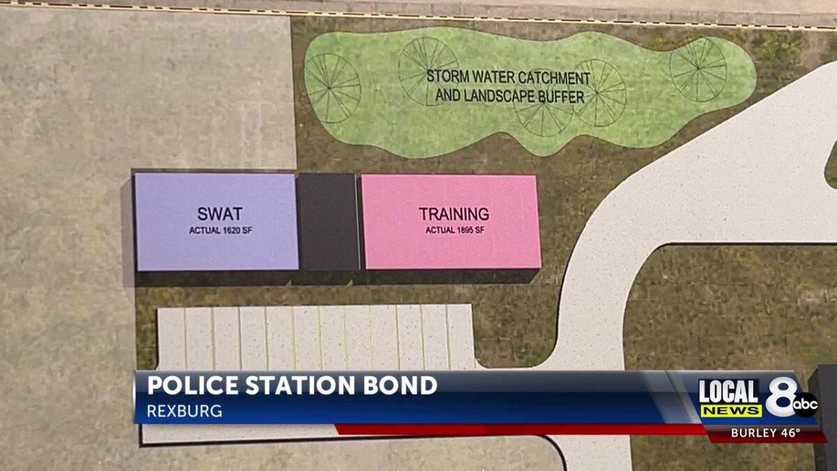 Rexburg Police Station Bond: Police reveal floor plan for proposed police station