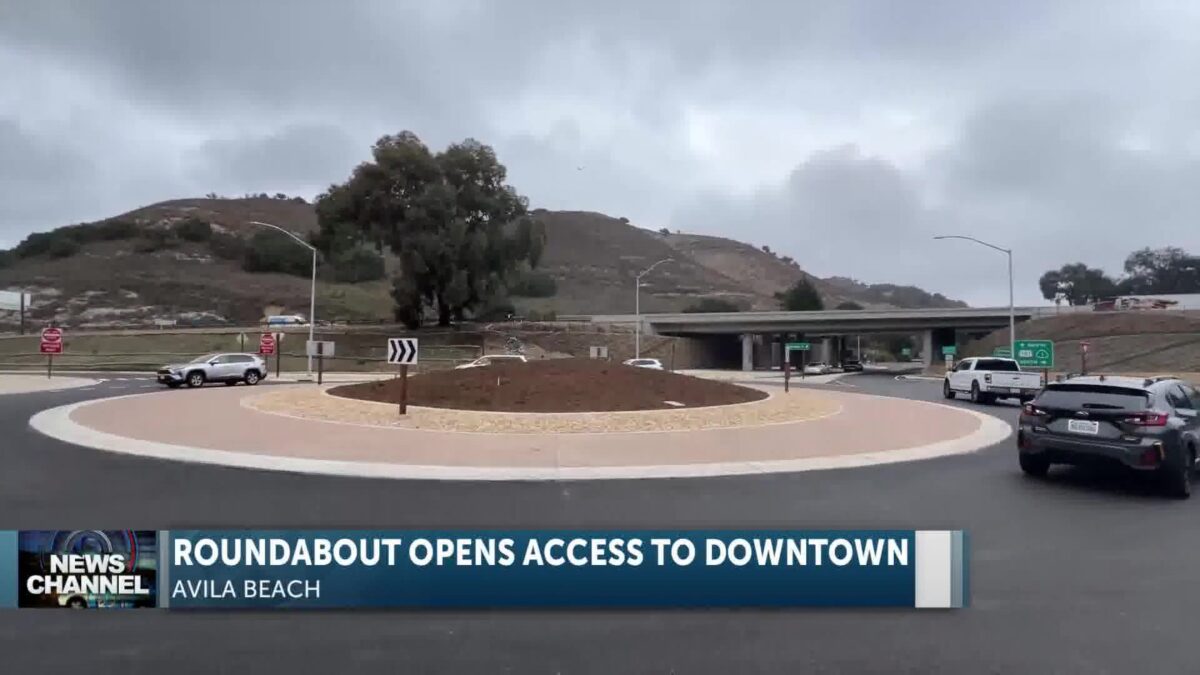 Avila Beach Debuts Its New Roundabout For Improved Highway 101 Access