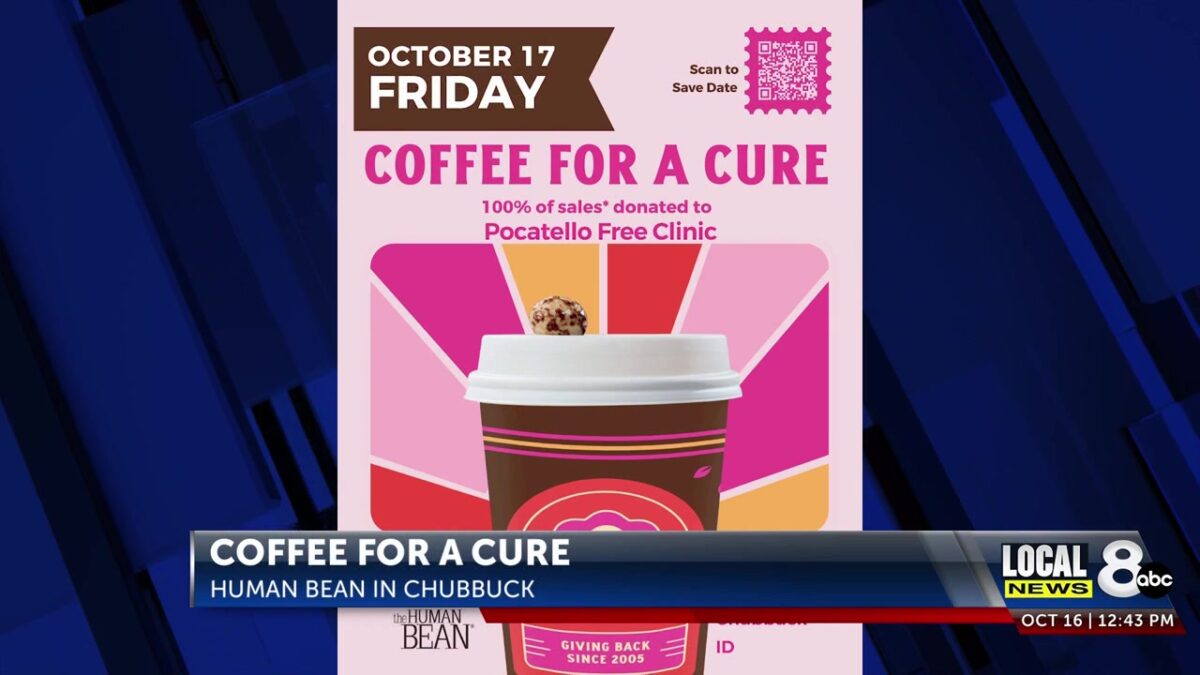The Human Bean coffee drive-thru in Chubbuck donating 100% of fundraising proceeds to Pocatello Free Clinic