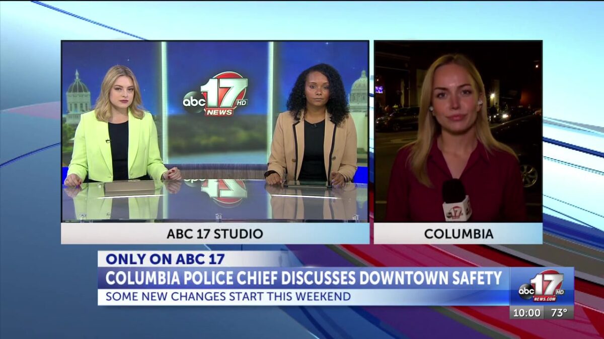 Columbia police chief speaks on downtown safety plans