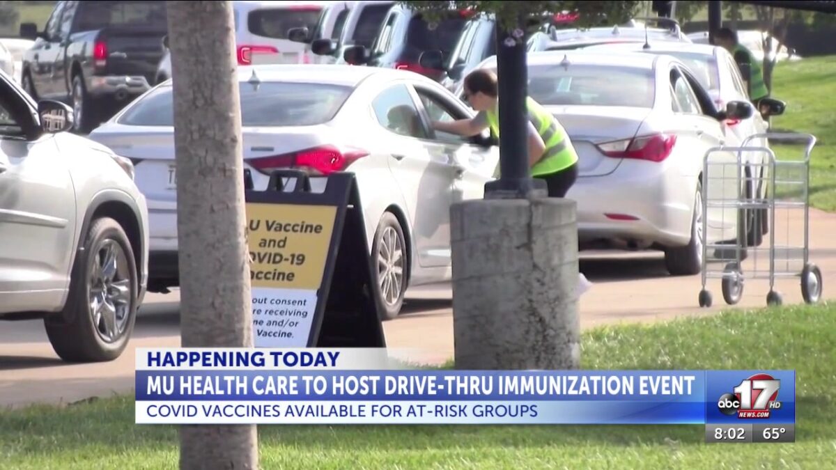 MU Health Care to host its first drive-thru vaccination clinic of the season Saturday