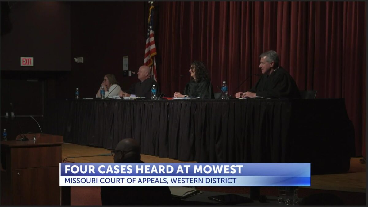 Western District Missouri Court of Appeals hears four cases at MoWest