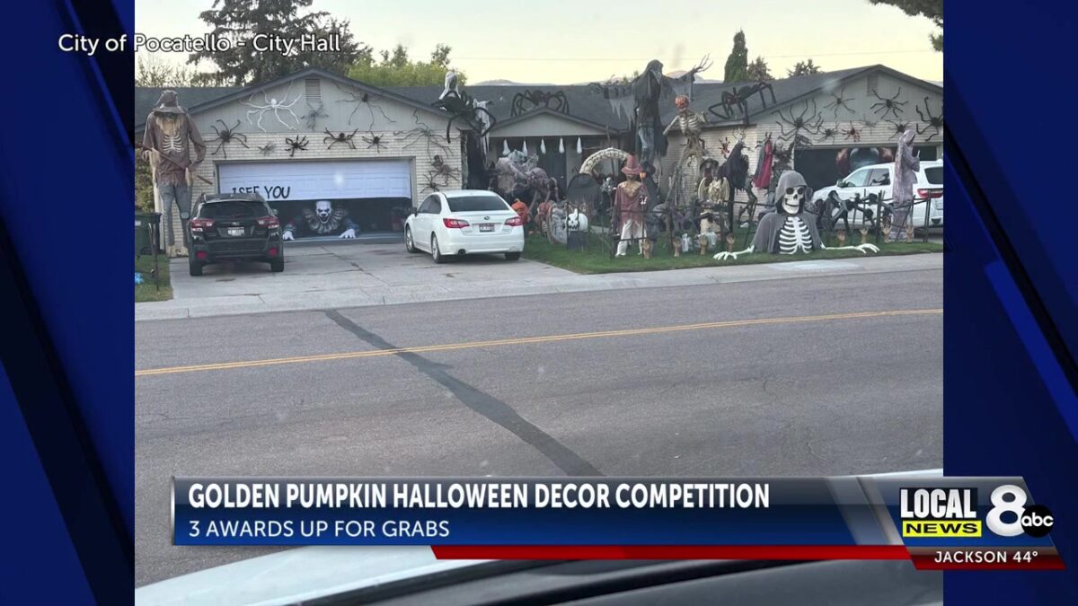 Pocatello homes light up for annual ‘Golden Pumpkin’ Halloween contest