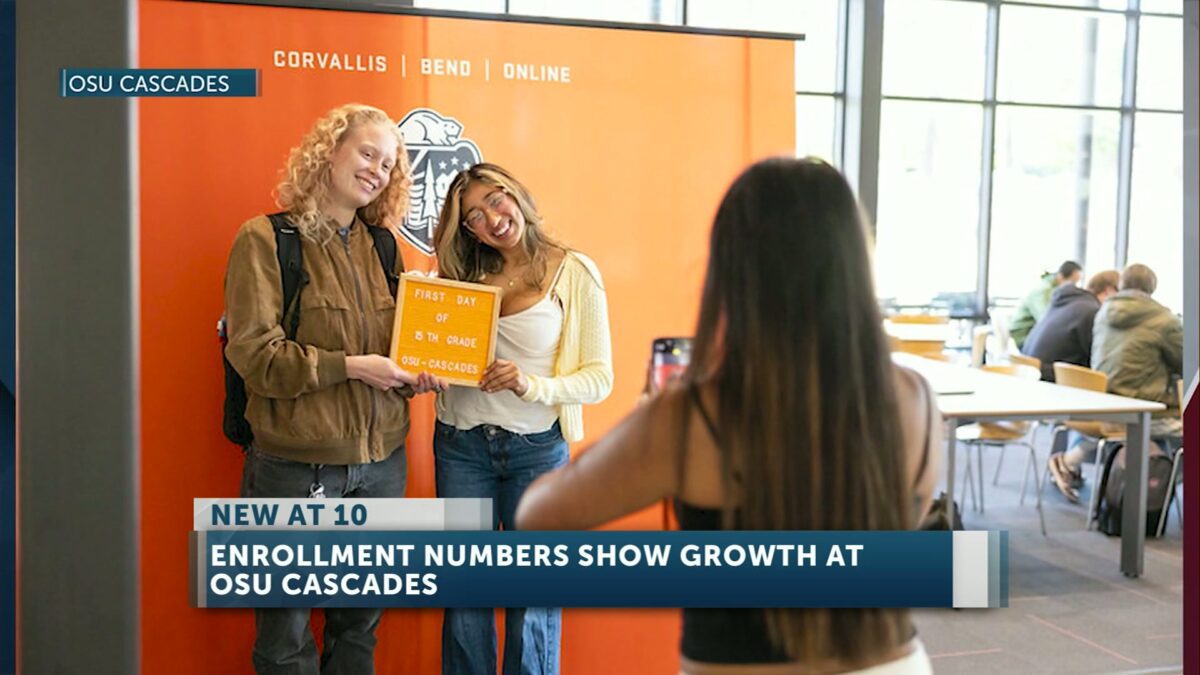 OSU-Cascades’ early fall enrollment numbers highlight growth in high-demand degree programs