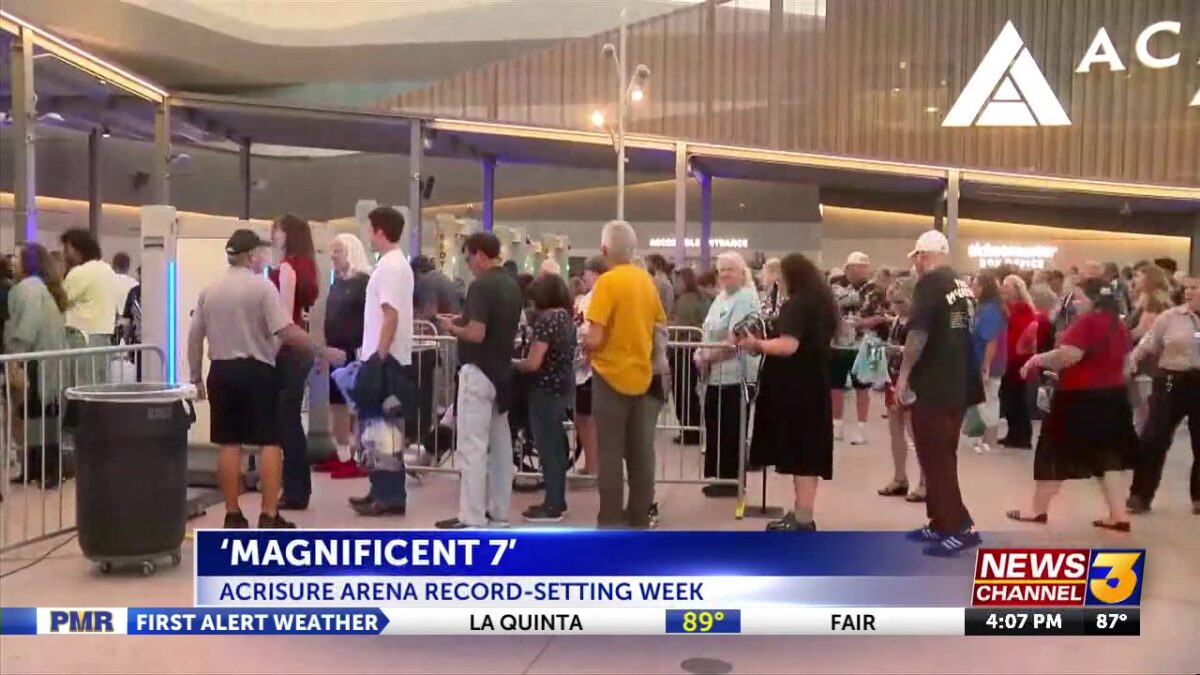 Acrisure Arena welcomed more than 56