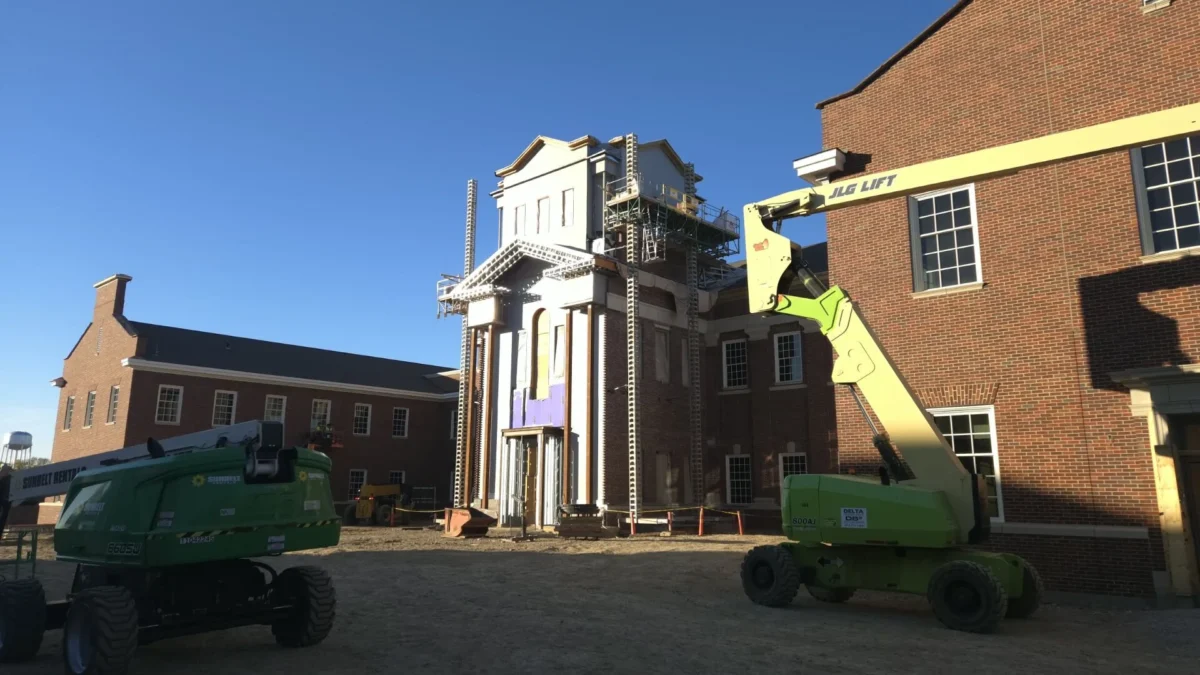 Benedictine College’s new Library nears completion