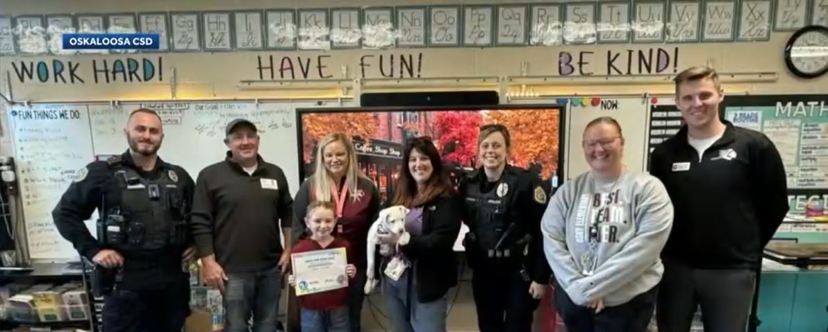Police in Oskaloosa are working with the school district to recognize young people for their kindness through the Cops for Kind Kids program