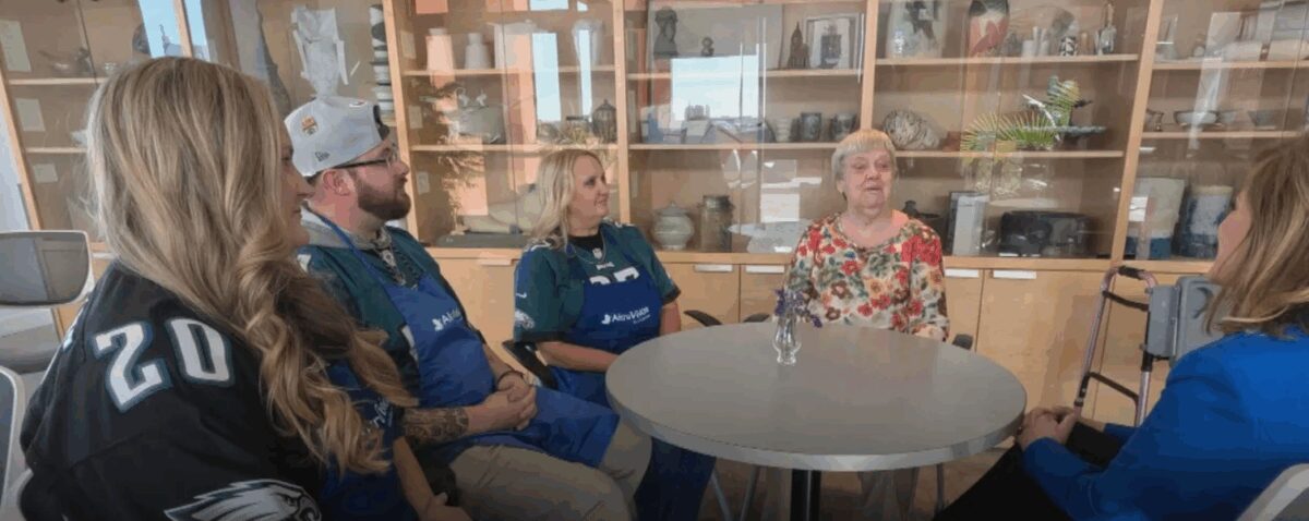 Debbie Krigstein's vision was restored following a cornea transplant